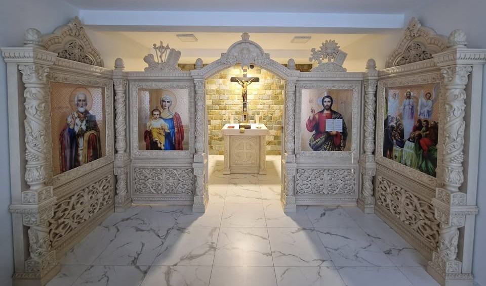 Інтер'єр парафіяльного храму Успіння Пресвятої Богородиці у Кишиневі